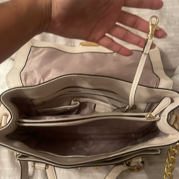 Michael Kors Ivory Leather Satchel - Picture 6 of 8
